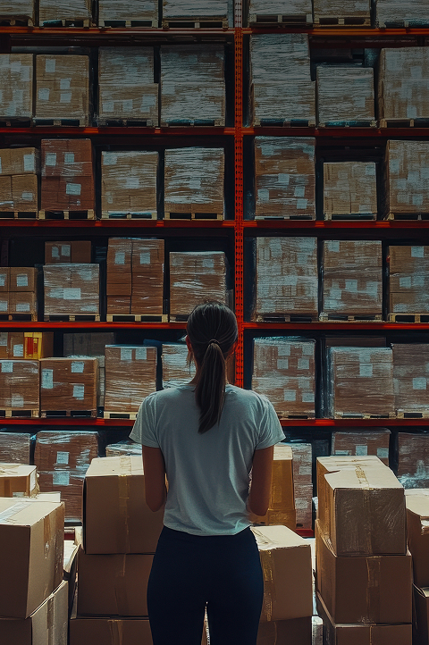 woman-contemplating-immense-scale-warehouse-filled-with-cardboard-boxes-logistics-inventory-management-vastness-global-commerce